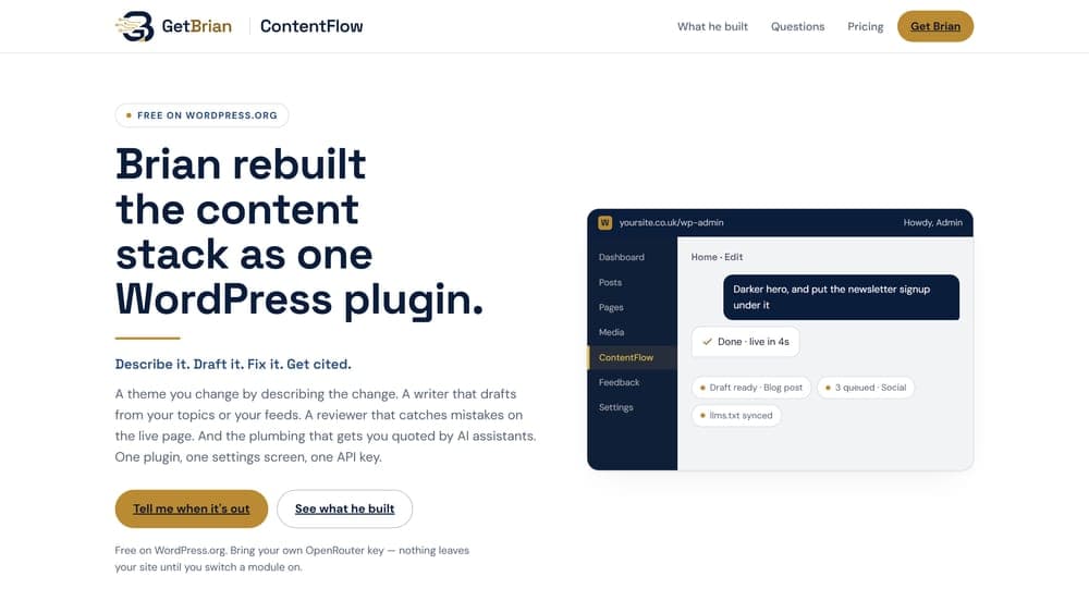 ContentFlow product screenshot